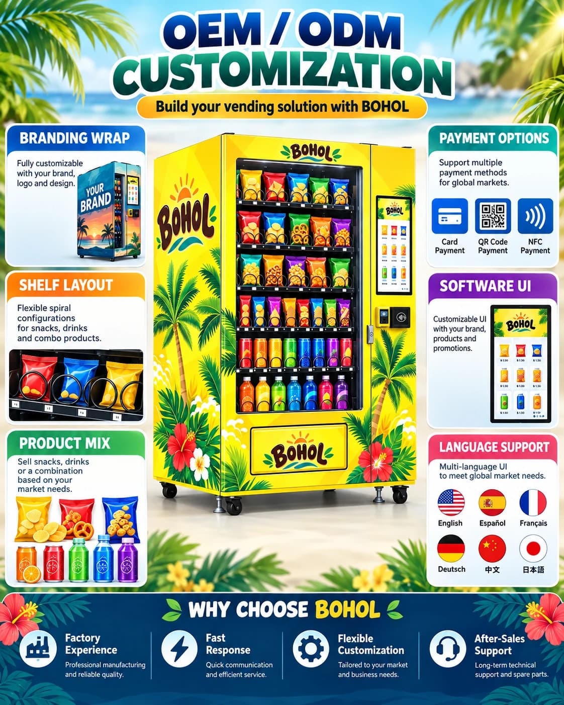 Snack & Drink Vending Machine detail 2