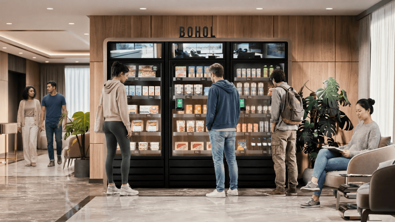 公寓大堂微型便利店