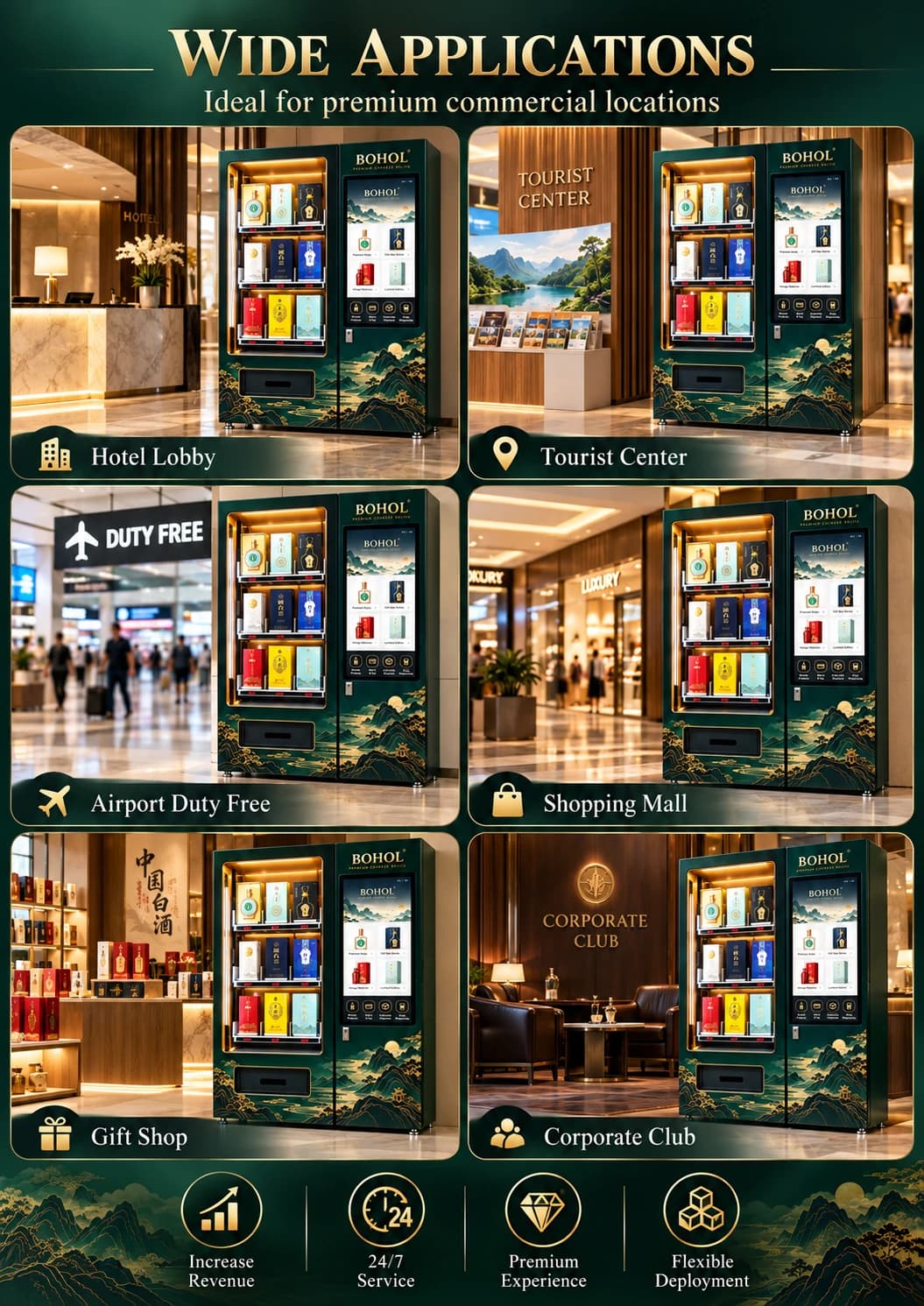 Premium Baijiu Vending Machine: Payment and verification planning