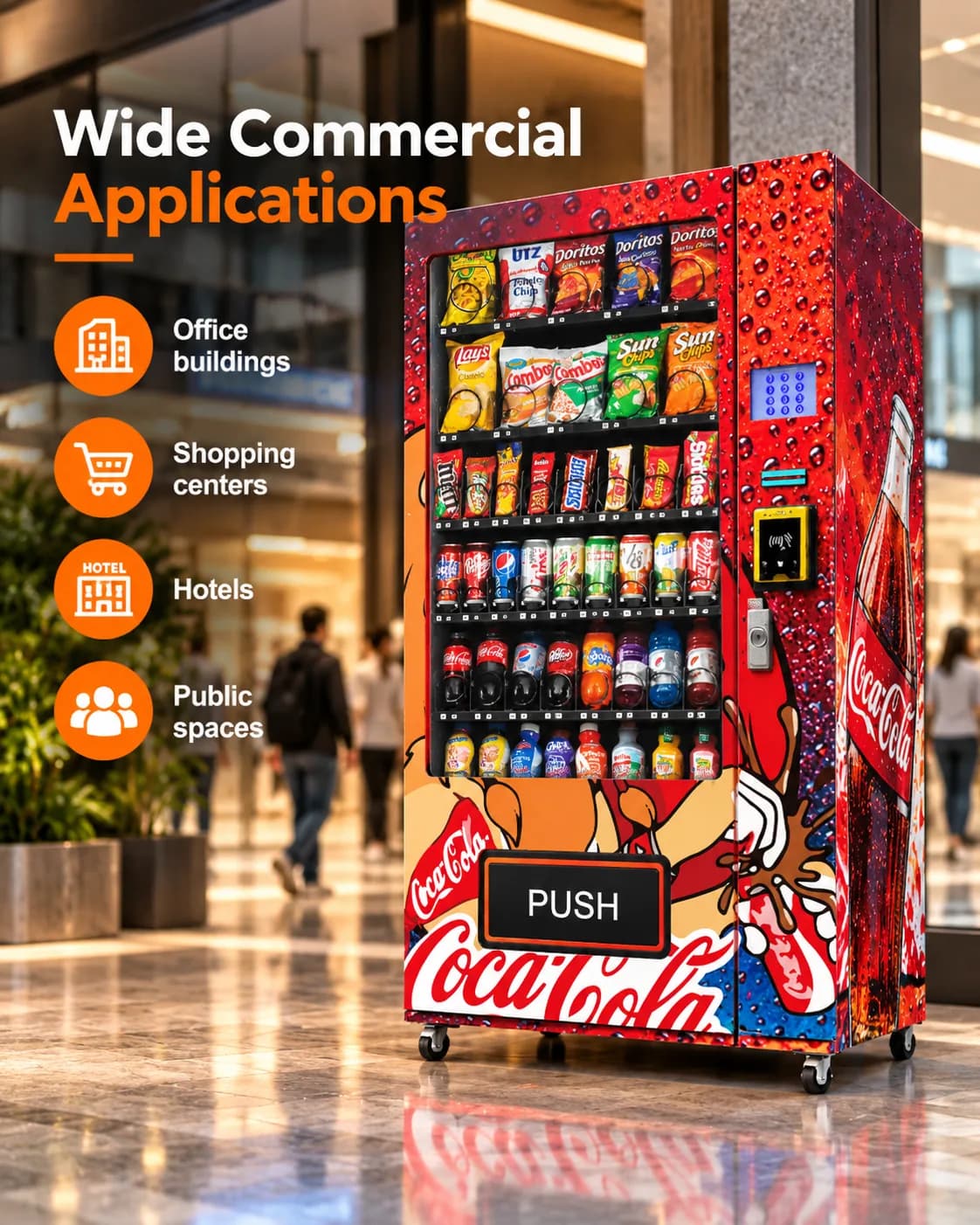 7-Inch Mini Snack and Drink Vending Machine detail 3